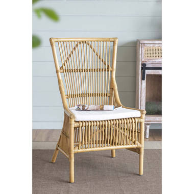 Rattan slipper chair hot sale